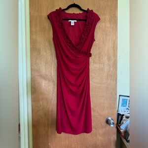 Maggie London red dress